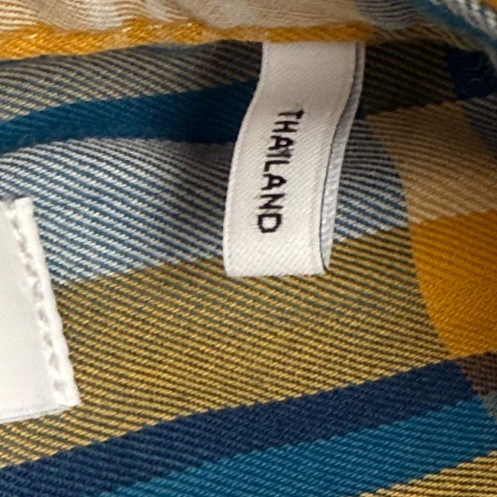 Foxcroft Plaid Shirt Sz 6p - Picture 5 of 14